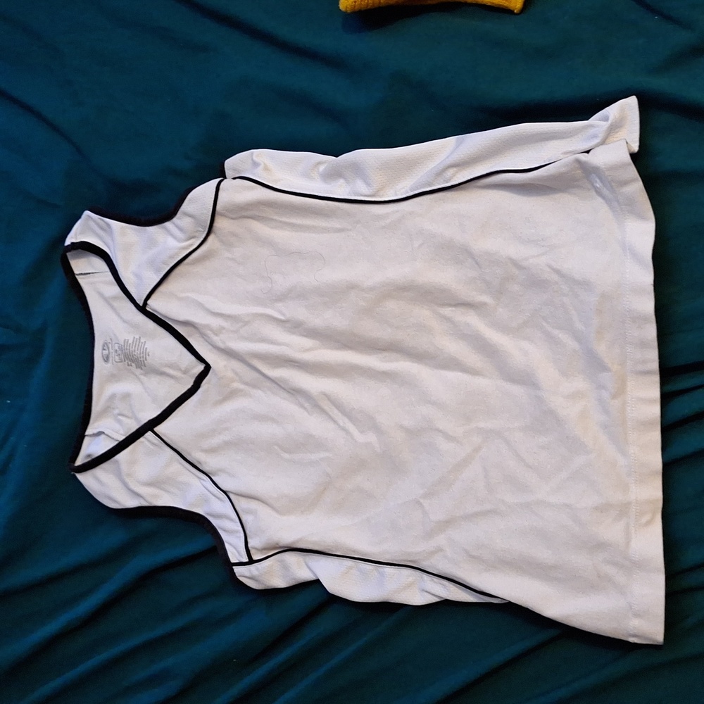 White athletic top